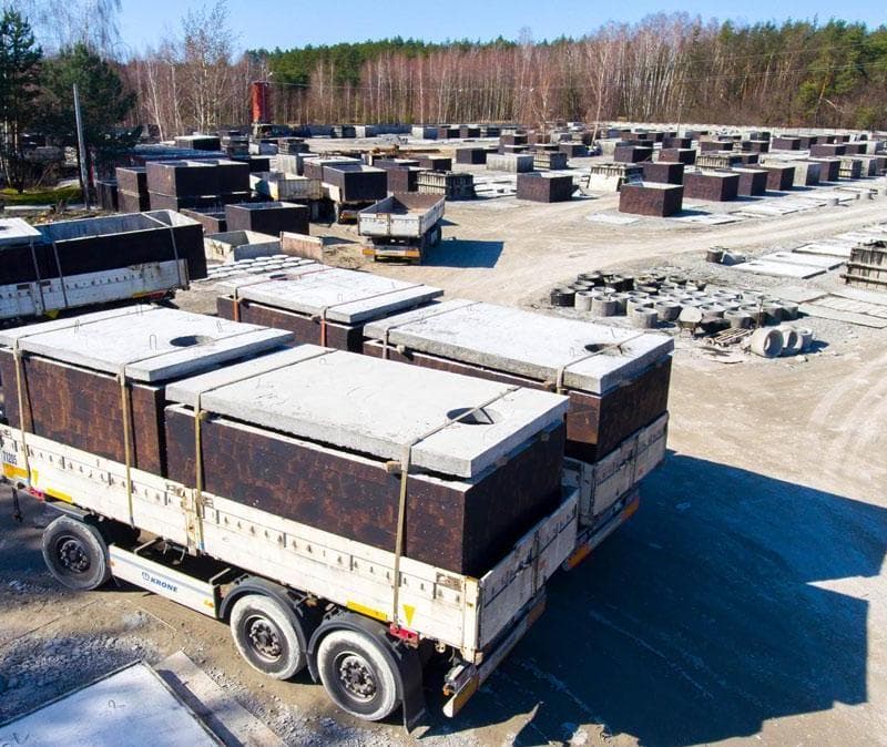 transport zbiorników betonowych