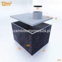 szambo betonowe 12m3