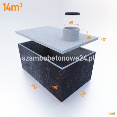 szambo betonowe 14m3